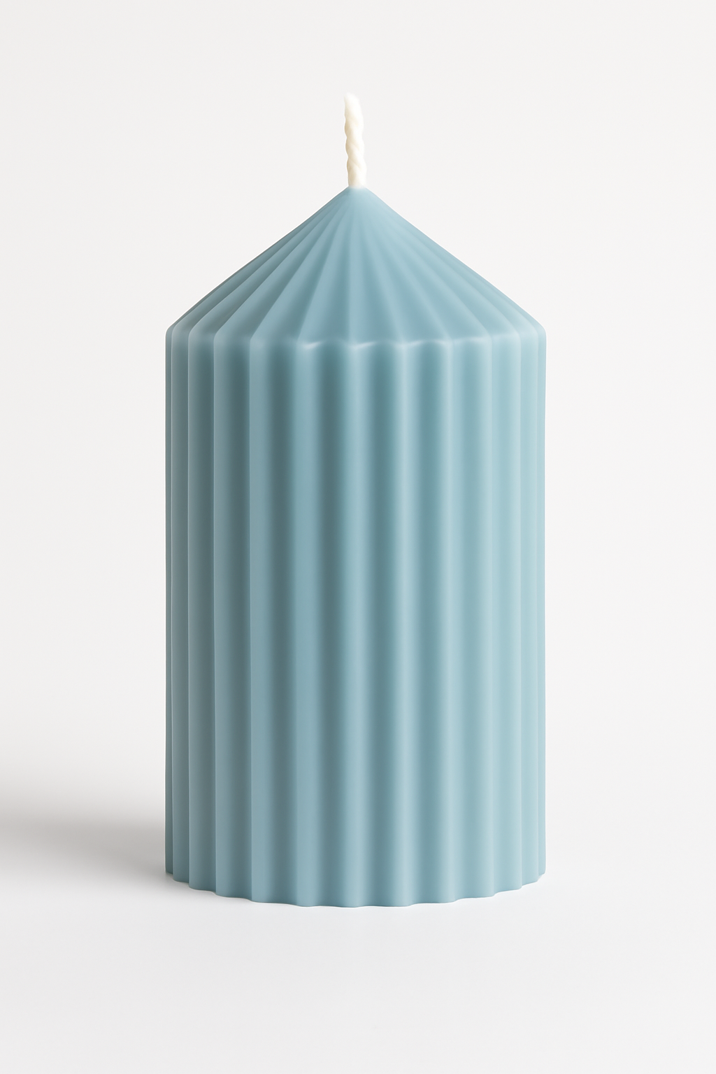 Serene Sky Pillar Candle For Festival Decoration & Gifts,Soy Wax 4.5"