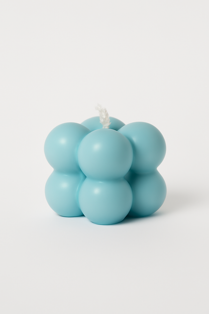Small Bubble Candle Soy Wax Cube Candle Gift for Her Home Decor