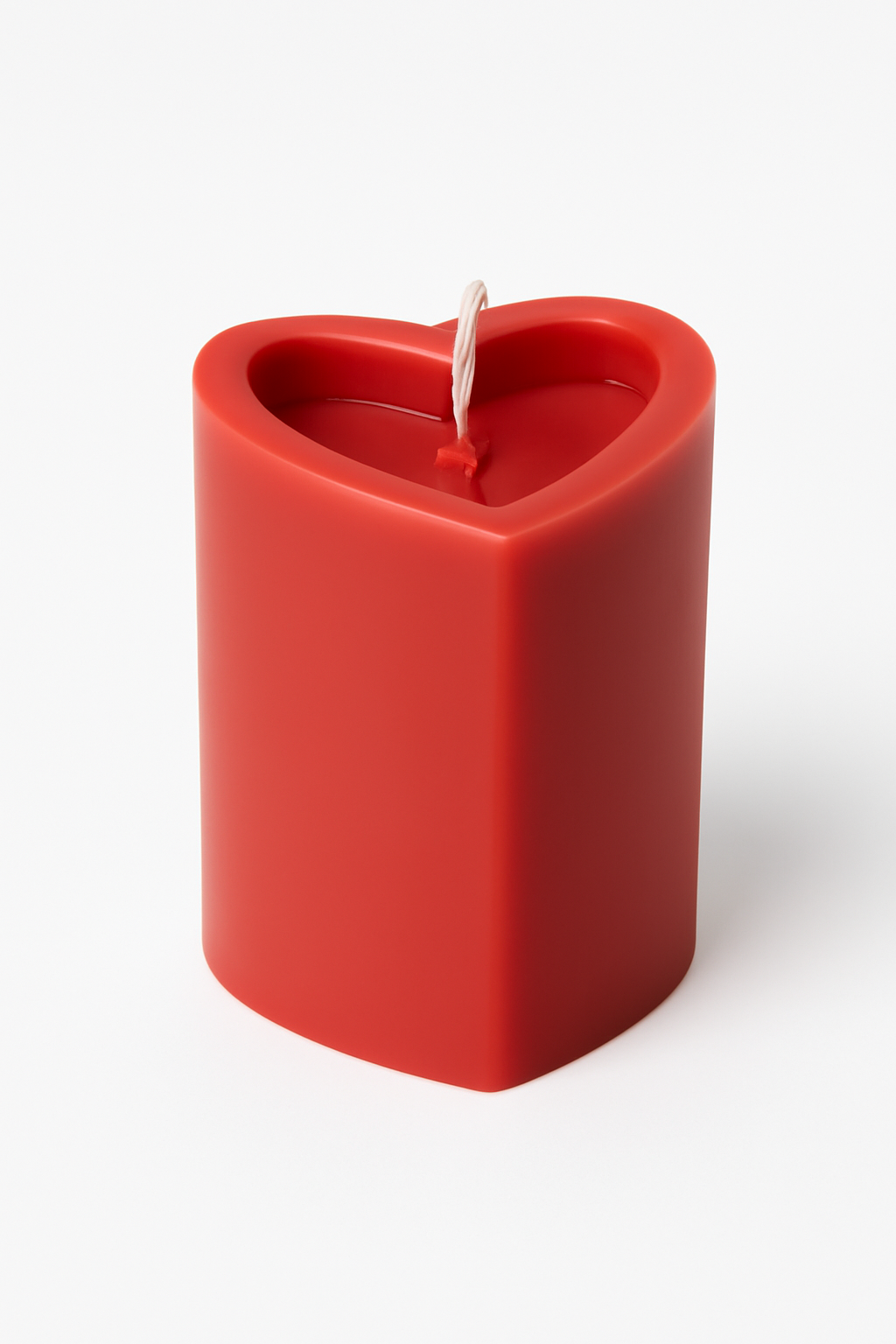 Scentious Love Heart Shape Pillar Candles- Valentine Candles- 100% Soy Wax